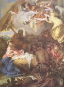 CASTIGLIONE, Giovanni Benedetto Adoration of the Shepherds (mk05) oil painting picture wholesale
